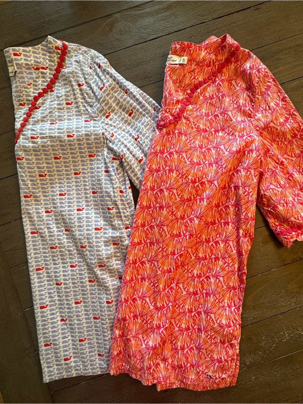 Set of 2 Vineyard Vines Girls Beach Tunic - Picture 4 of 8